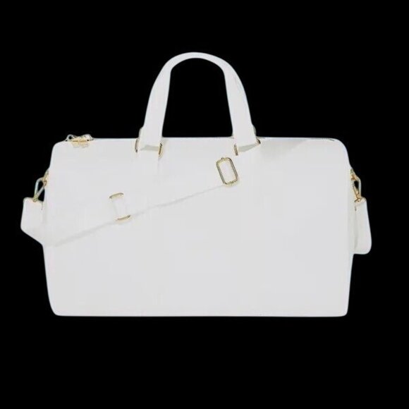 Stoney Clover Lane Classic Mini Duffle Bag Blanc - Picture 1 of 14